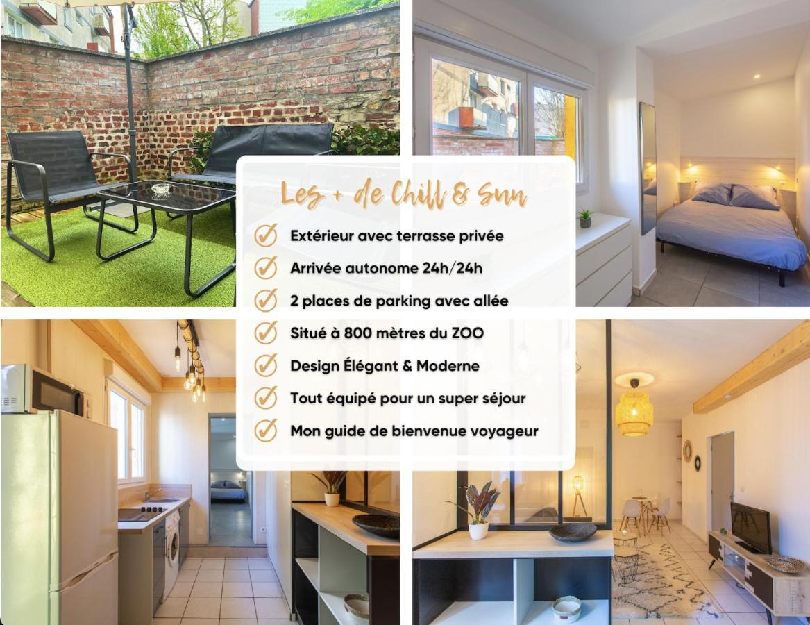 Chill & Sun - Terrasse Exterieure - Parking - Wifi - 4P Amiens Exterior foto
